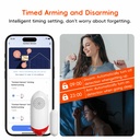 TUYA WIFI 120 dB Alarm Smart Home Door and Window Sensor Alarm Magnetic Alarm