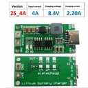 8.4V 12.6V 16.8V Type-C USB Mini Li-ion Battery Charger Board Step-Up Boost Module