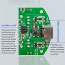 Dual spray atomization module USB humidifier driving circuit board with switch control