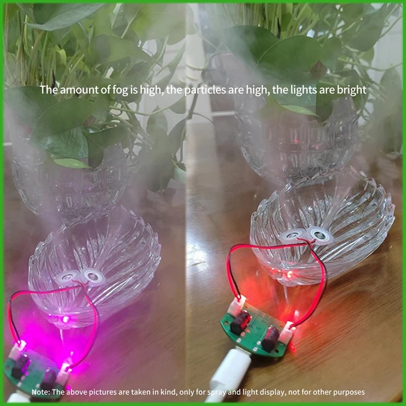 Dual spray atomization module USB humidifier driving circuit board with switch control