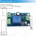 YX-X804 Power-OFF Protection Module Automatic Switching Module UPS Emergency Cut-off Battery Power Supply 12V to 48V Control Board
