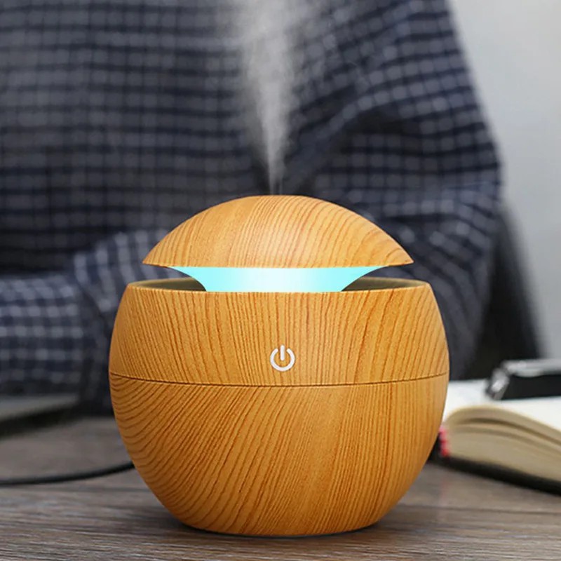 Mini Aroma Diffuser 130ml Ultrasonic Water-soluble Essential Oil Ultra Quiet Diffusers
