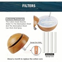 Mini Aroma Diffuser 130ml Ultrasonic Water-soluble Essential Oil Ultra Quiet Diffusers