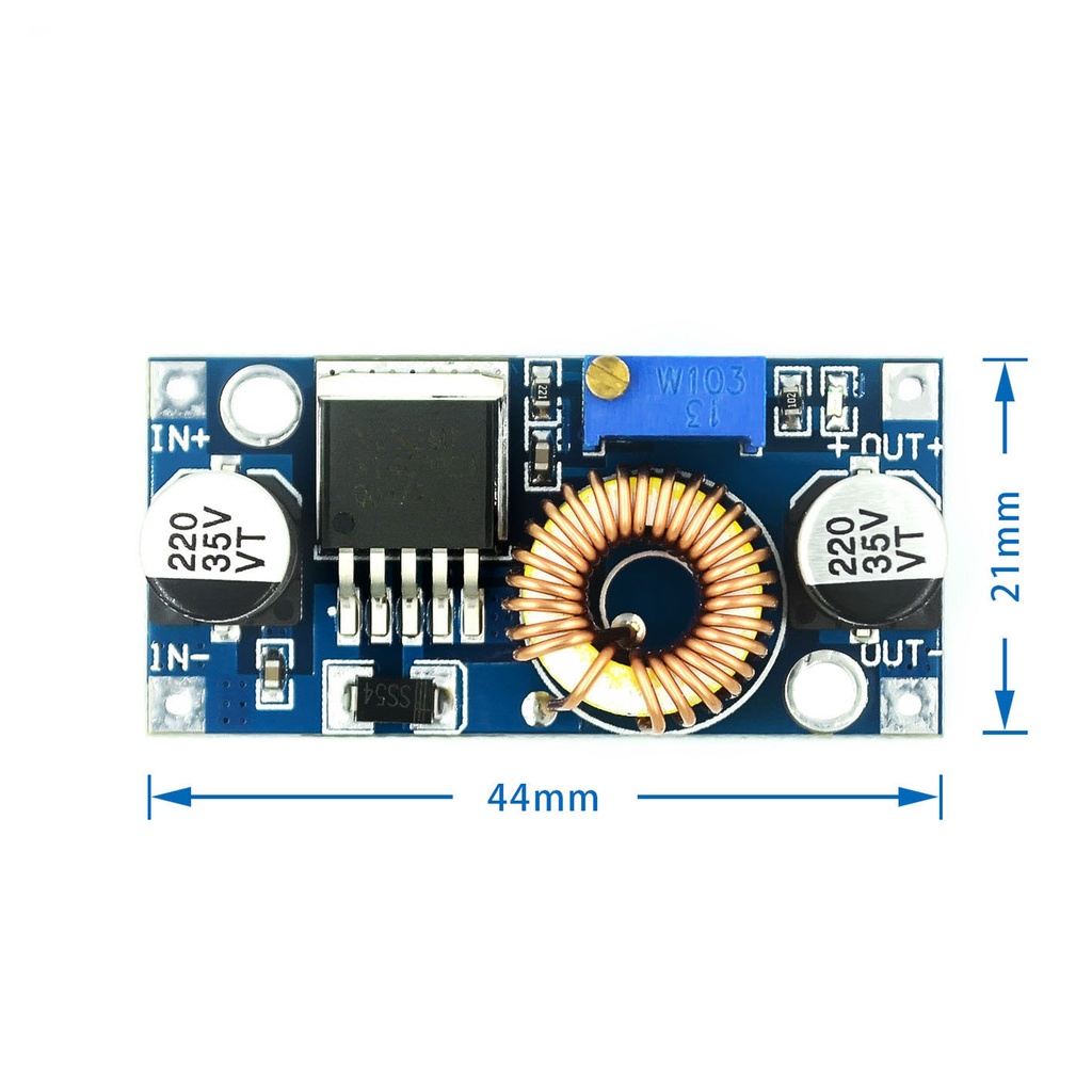 5A DCDC adjustable step-down power supply module high power XL4005 high efficiency voltage regulation far exceeds LM2596