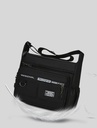 Men's shoulder bag with multiple pockets for business storage coin purse business casual simple crossbody bag