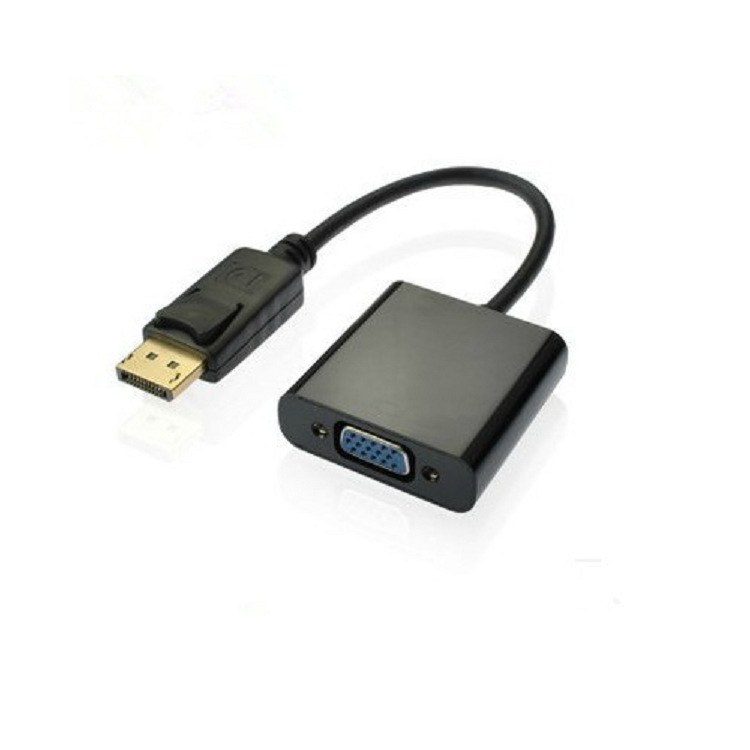 1080P Display Port DP To VGA Adapter Cable Male To Female Converter for PC Computer Laptop HDTV Monitor Projector