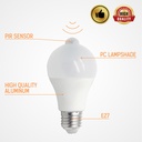 9W 12W high-quality LED human body induction bulb E27 AC85-265V