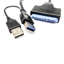 SATA to USB 3.0 / 2.0 Cable Adapter UP To 6 Gbps 7+15/22 pin For Support 2.5 Inch External SSD HDD Hard Drive Sata III SATA3