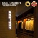 LED induction wardrobe night light DC4.5V warm light 0.5W battery model simple installation night light