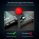 HDD SSD Enclosure Adapter Hard Drive USB3.0 5 Gbps External Portable Enclosure Case Adapter