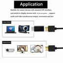 DisplayPort to HDMI Adapter Cables Converter Display Port Male Mini DP to Female HDMI Cable Adapter