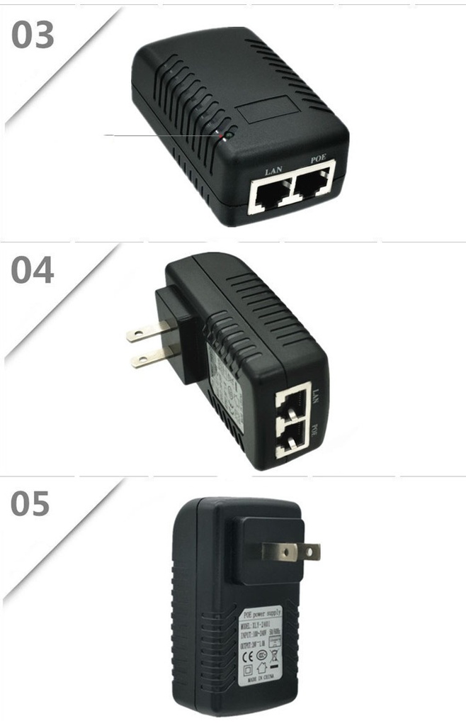 POE power supply 12V1A bridge POE Ethernet communication adapter wireless AP monitoring POE power supply module