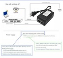 POE power supply 12V 24V 48V bridge wireless CPE Ethernet power supply adapter 100M module