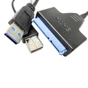 SATA to USB 3.0 / 2.0 Cable Adapter UP To 6 Gbps 7+15/22 pin For Support 2.5 Inch External SSD HDD Hard Drive Sata III SATA3