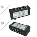 POE Injector 4 Ports POE Splitter 12V- 48V for CCTV Network POE Camera Power Supply Switch Over Ethernet IEEE802.3af