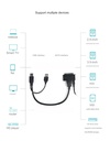 SATA to USB 3.0 / 2.0 Cable Adapter UP To 6 Gbps 7+15/22 pin For Support 2.5 Inch External SSD HDD Hard Drive Sata III SATA3