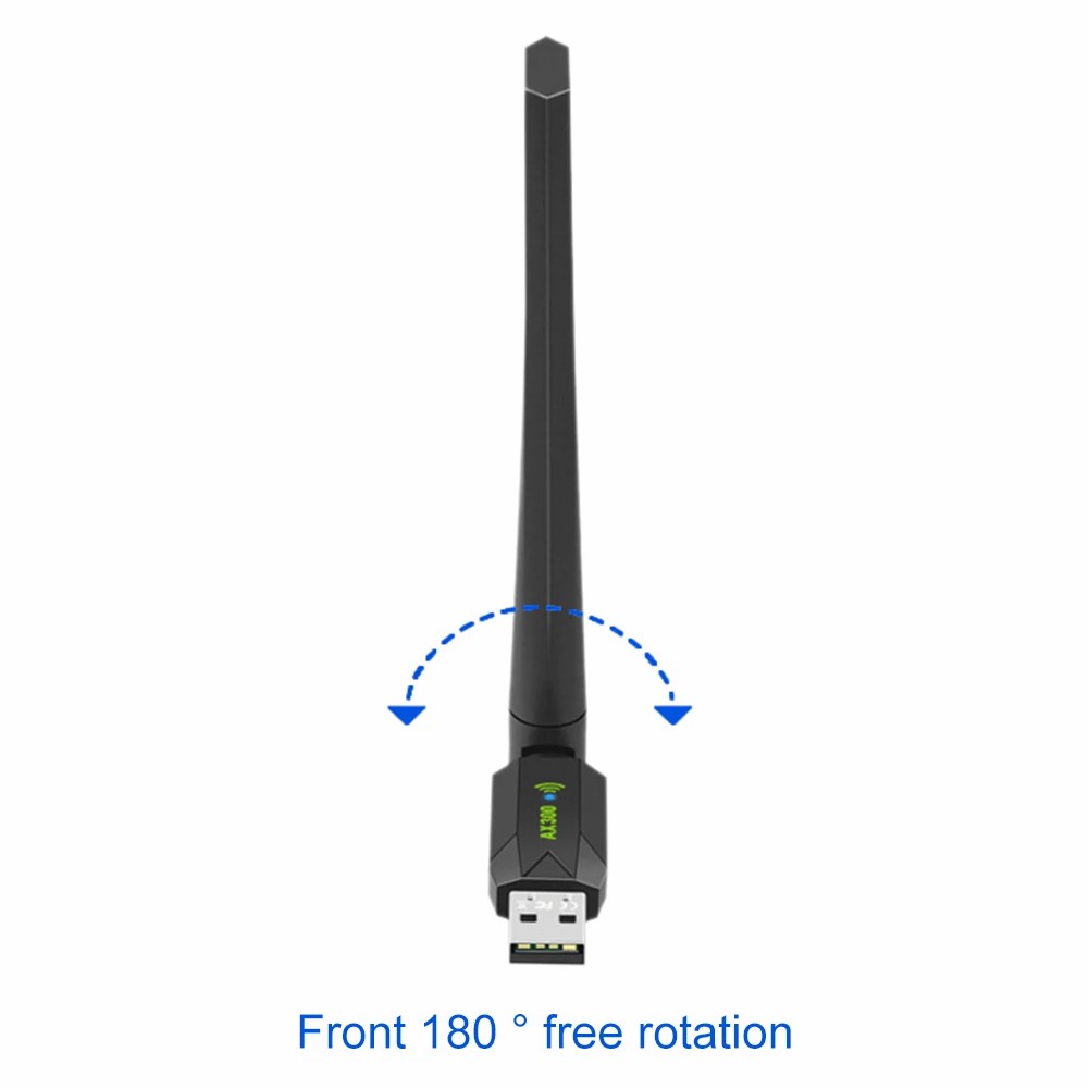 WIFI 6 WIFI Signal Receiver with High Gain Antenna 2.4G 286Mbps Wireless Adapter WPA3 Security AX286M Driver Free for Win7/10/11