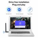 WIFI 6 WIFI Signal Receiver with High Gain Antenna 2.4G 286Mbps Wireless Adapter WPA3 Security AX286M Driver Free for Win7/10/11