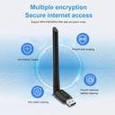 WIFI 6 WIFI Signal Receiver with High Gain Antenna 2.4G 286Mbps Wireless Adapter WPA3 Security AX286M Driver Free for Win7/10/11