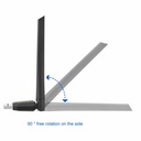 WIFI 6 WIFI Signal Receiver with High Gain Antenna 2.4G 286Mbps Wireless Adapter WPA3 Security AX286M Driver Free for Win7/10/11