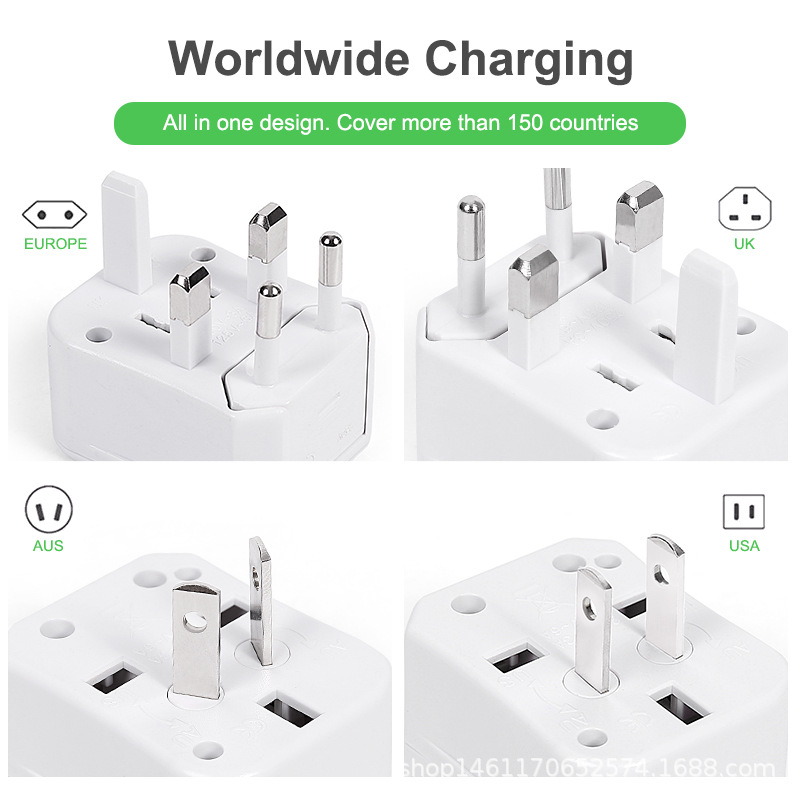 Global travel conversion socket plugs universal adapter Travel Converter Household Plugs US/AU/EU/UK Plug travel abroad gadgets