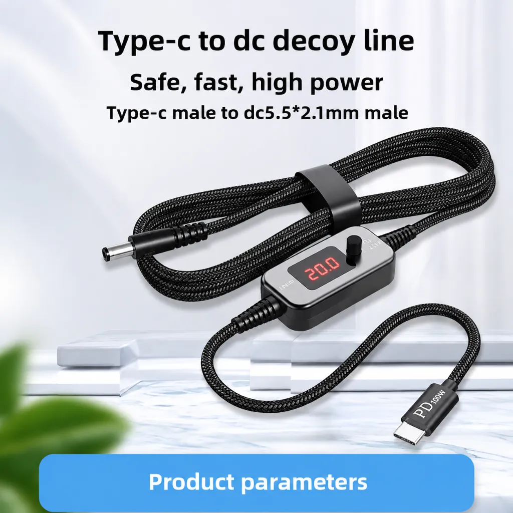 Type-C to DC Decoy Cable Display.webp