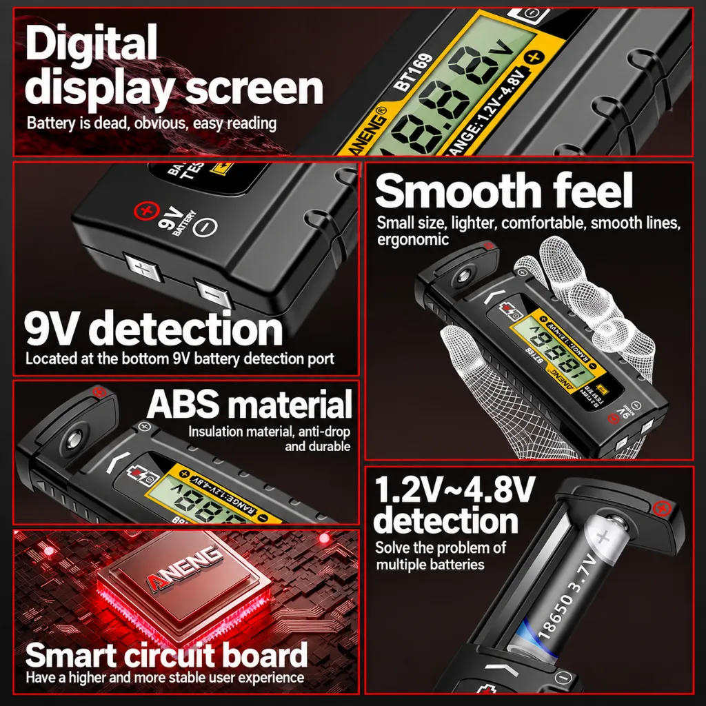 ANENG BT169 Battery Tester Showcase.webp