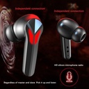 J13 TWS Wireless Bluetooth Game Earphones Digital Display Low-latency In-ear Noise-reduction Headphones E-Sports Earbud with Mic