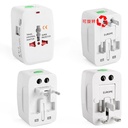 Universal Travel Adapter Type-C Multi-functional Dual USB Portable Travel Adapter