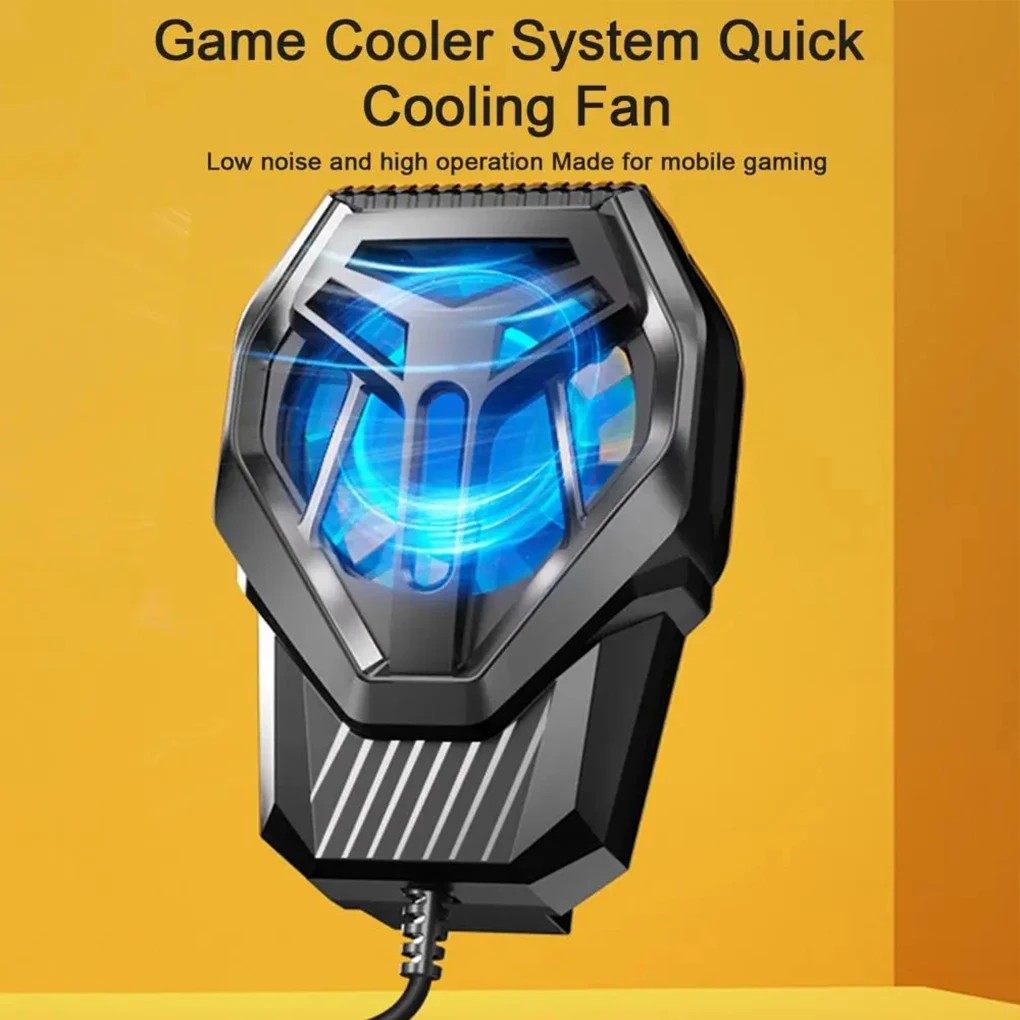 S10 Silent Phone Cooler Turbo Fan Fast Cooling Phone Back Cooler