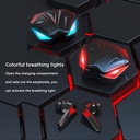 J13 TWS Wireless Bluetooth Game Earphones Digital Display Low-latency In-ear Noise-reduction Headphones E-Sports Earbud with Mic