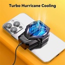 S10 Silent Phone Cooler Turbo Fan Fast Cooling Phone Back Cooler