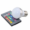 E27 RGB LED Sopt light With Remote 3W 85-265V LED RGB Bulb Light 16 Color Change lamp