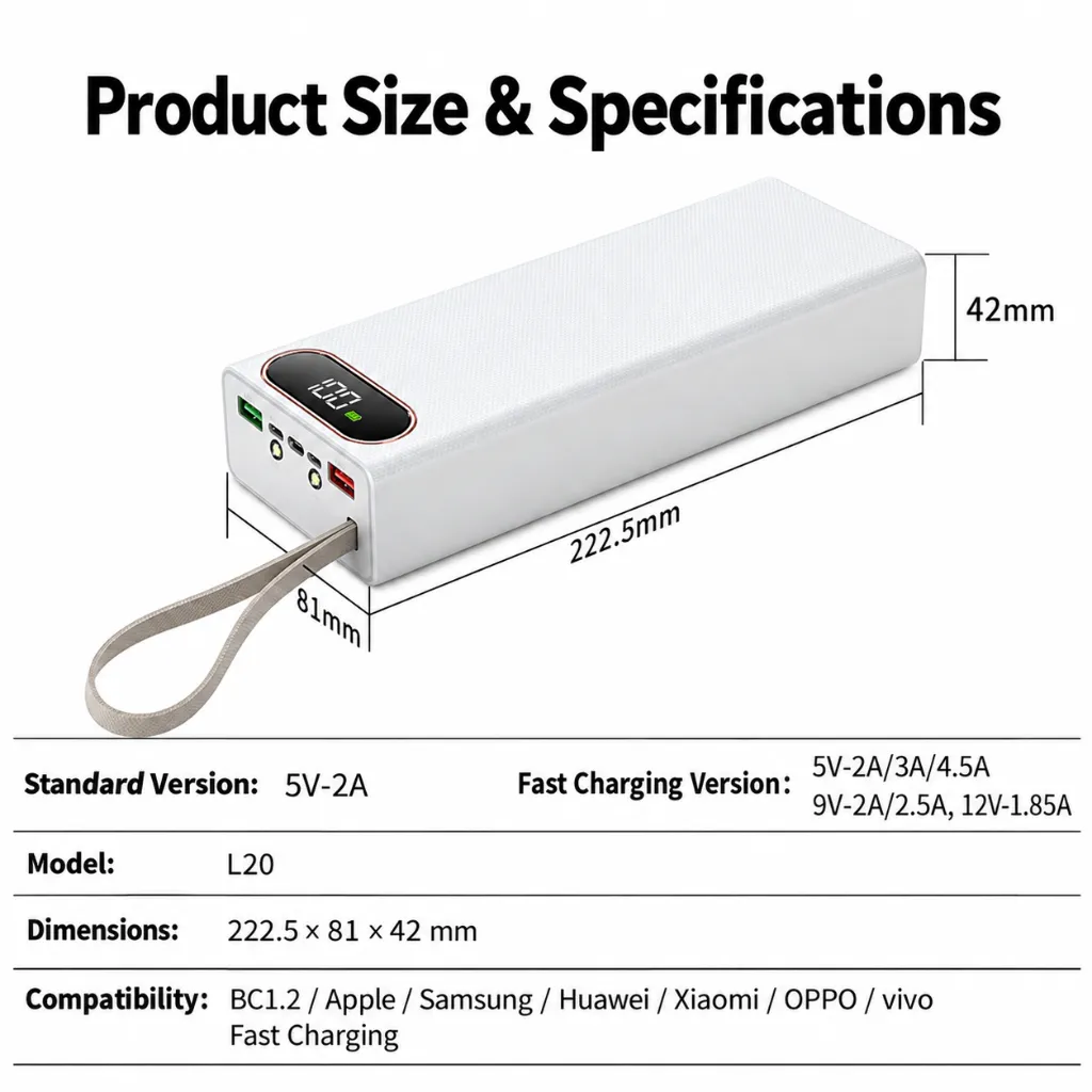 Power Bank Size & Specifications.webp