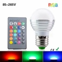 E27 RGB LED Sopt light With Remote 3W 85-265V LED RGB Bulb Light 16 Color Change lamp