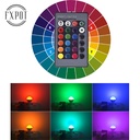 E27 RGB LED Sopt light With Remote 3W 85-265V LED RGB Bulb Light 16 Color Change lamp