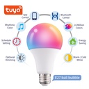 Tuya Smart Led Bulb Light 10W Bluetooth-compatible Lamp E27 RGBCW Led Lamp Color Changing Lamp RGB+CCT Decor Home