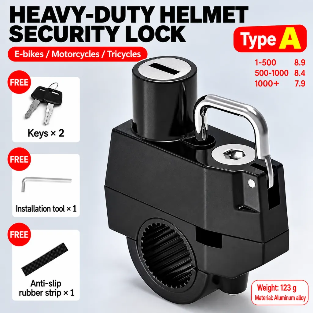 Heavy-Duty Helmet Security Lock Set.webp