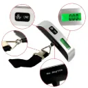 110lb/50kg Portable Scale Digital LCD Display Electronic Luggage Hanging Suitcase Travel Weighs Baggage Bag Weight Balance Tool