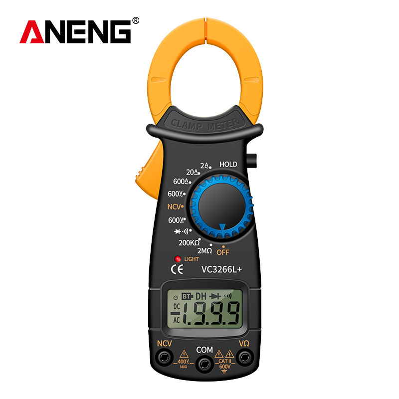ANENG VC3266L+ Clamp Multimeter Fast Testing Digital Current Detector Audible Alarm Non-contact Voltage Tester