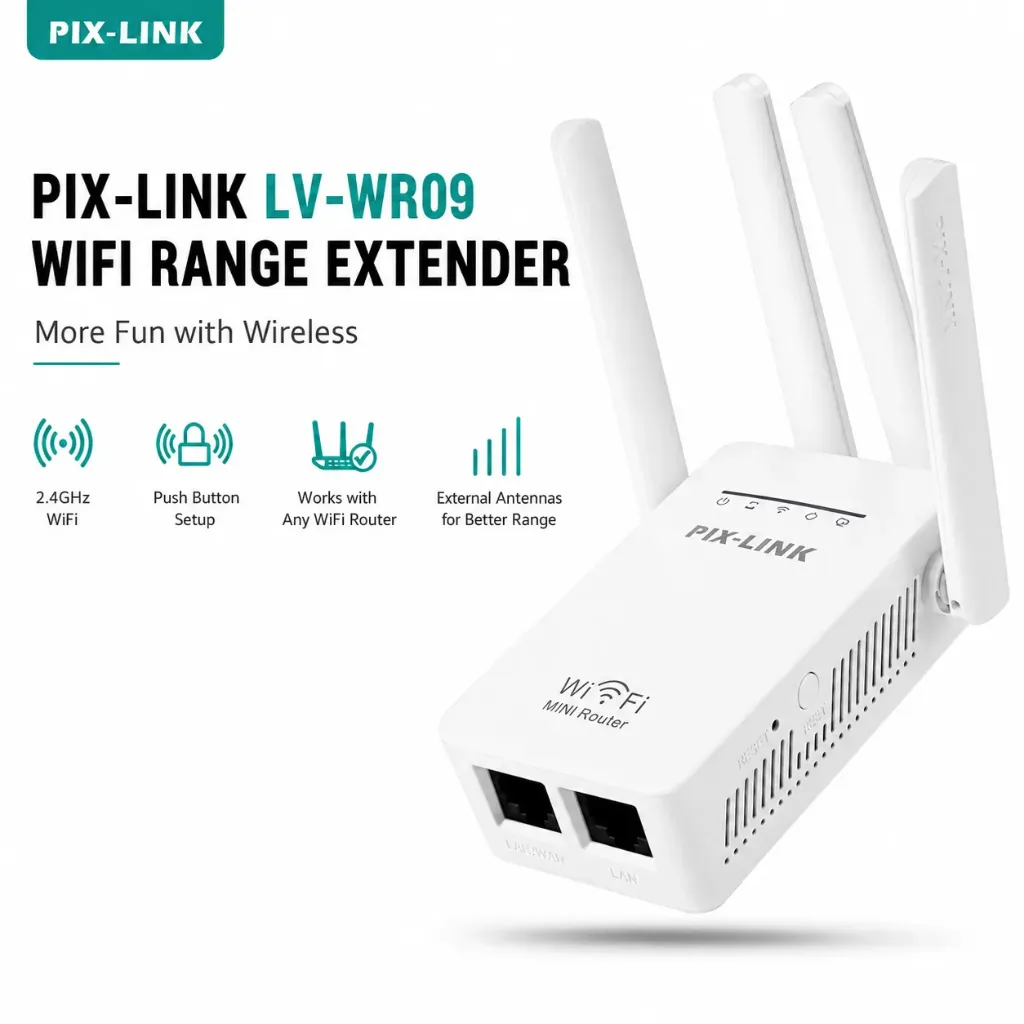 Pix-Link WR09 network wifi 300M router