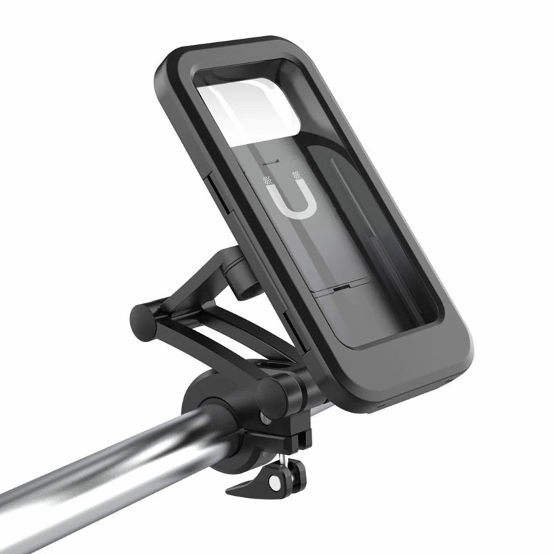 360 Rotatable Waterproof Bicycle Motorcycle Mobile Phone Holder Bike Handlebar Non-slip Clip Stand Mount Bracket
