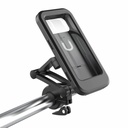 360 Rotatable Waterproof Bicycle Motorcycle Mobile Phone Holder Bike Handlebar Non-slip Clip Stand Mount Bracket