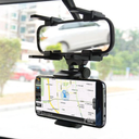 Car rearview mirror phone holder