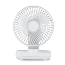 4000MAH Large Capacity Desktop Fan Home Office Silent Desk Fan New USB Charging Student Dormitory Shake Head Small Fan