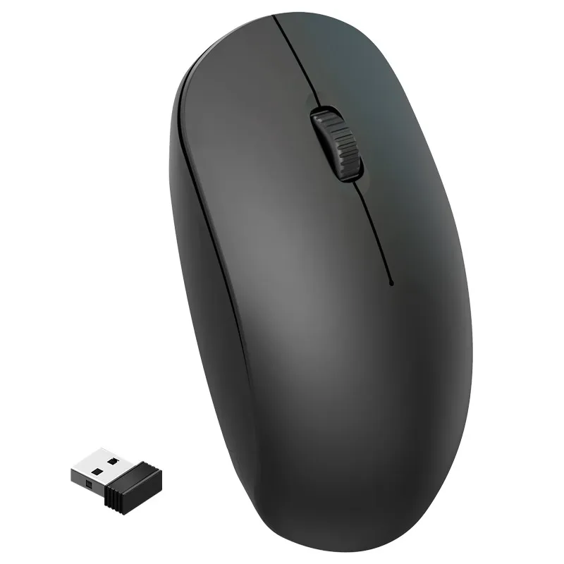 Bluetooth or 2.4G Wireless Mute Mouse No Delay Lightweight High Sensitivity 2.4GHz Wireless Office Mouse (2.4G)