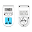 Multi-purpose socket controller timing switch socket digital timer plug