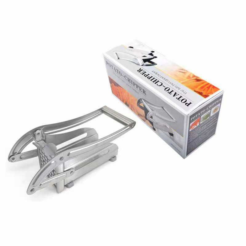 Stainless Steel Potato Cutter Manual Vegetable Cutter Potato Chips Maker French Fries Cutter Machine Potato Slicer Kitchen Tools