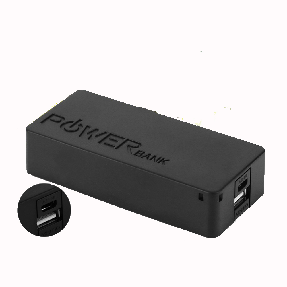 2X18650 USB Power Bank Case Kit 18650 Battery Charger DIY Box Shell Kit without battery, Input: 5V/1A (MAX)