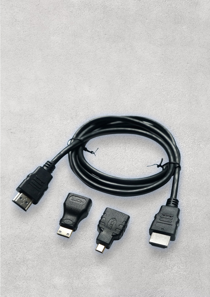 HDMI cable three-in-one mini hdmi adapter micro hdmi adapter 3IN1 high-definition Full HD HDMI cable